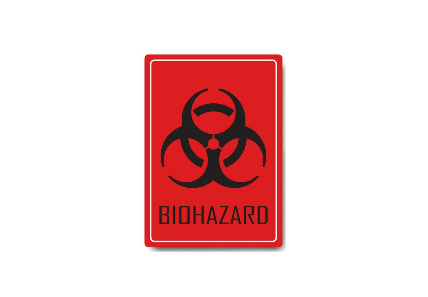 Biohazard icon vector  illustration graphic on background