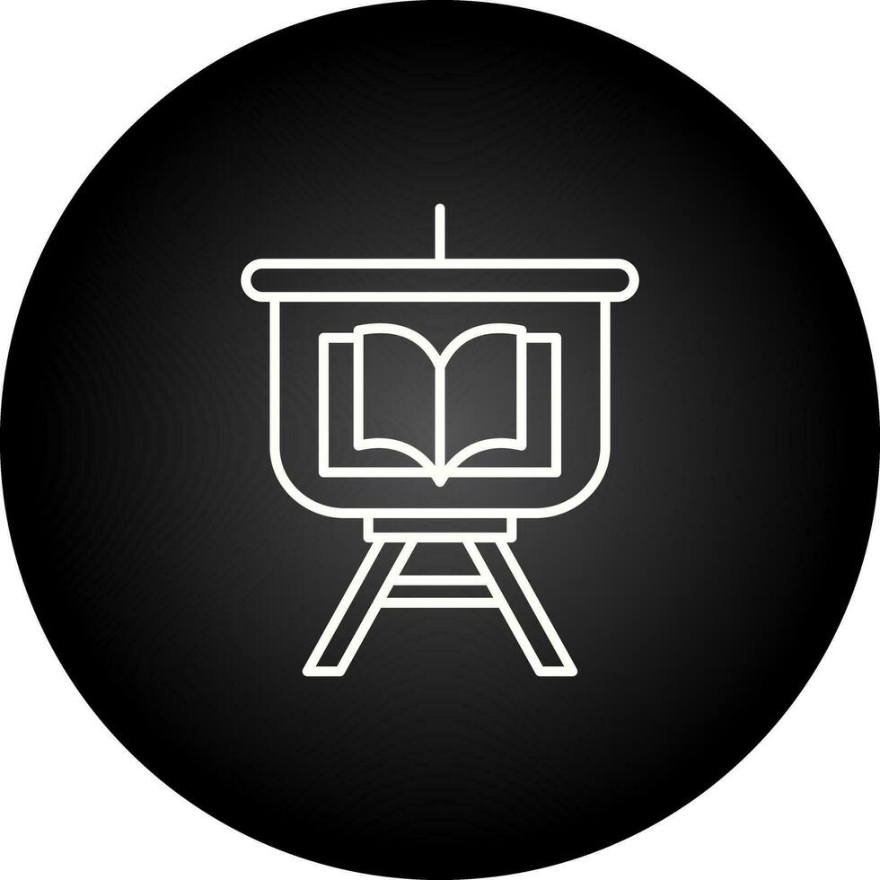 Education Presentation Vector Icon