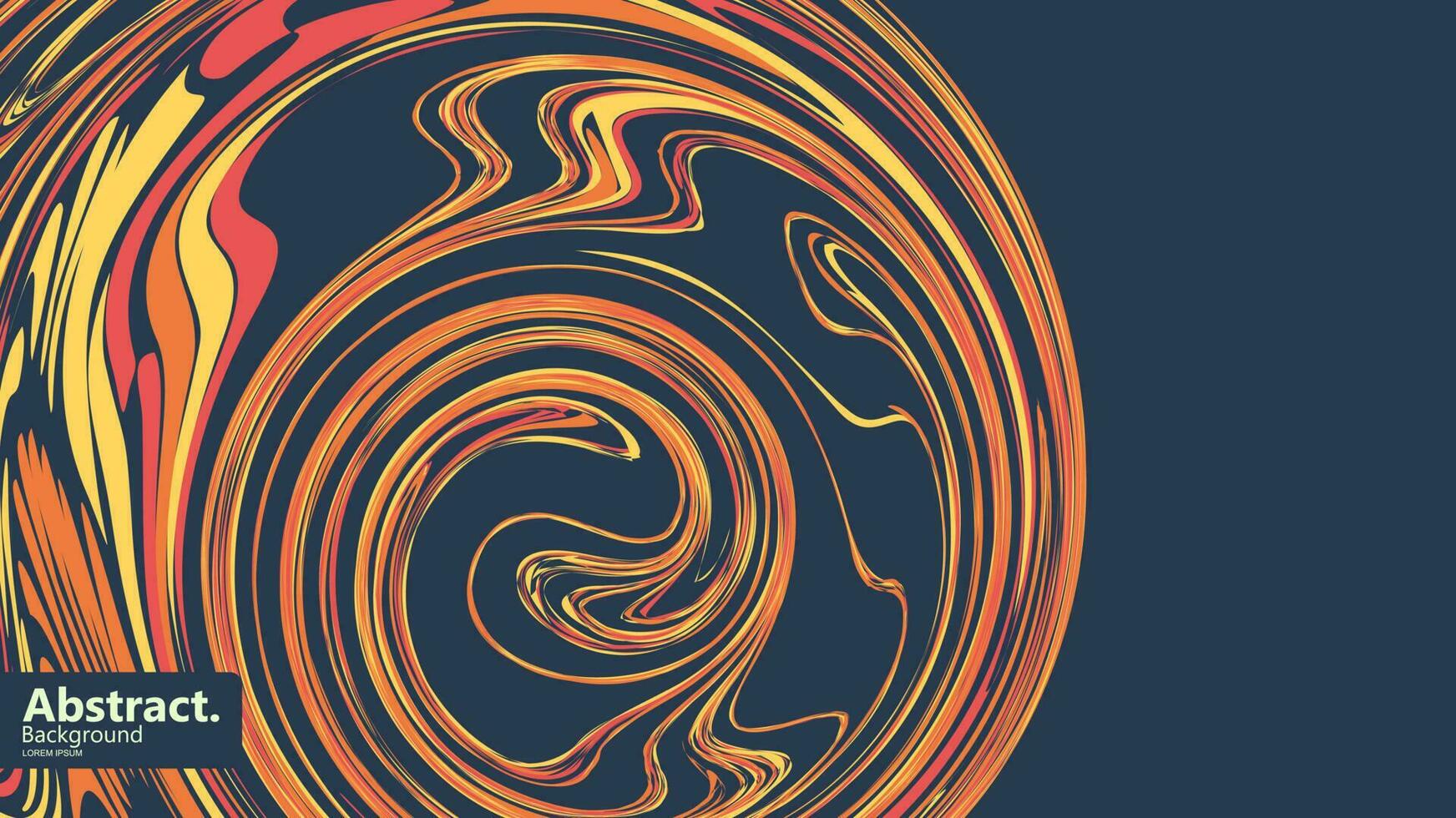 Abstract Background with Colorful Swirls Vector illustration