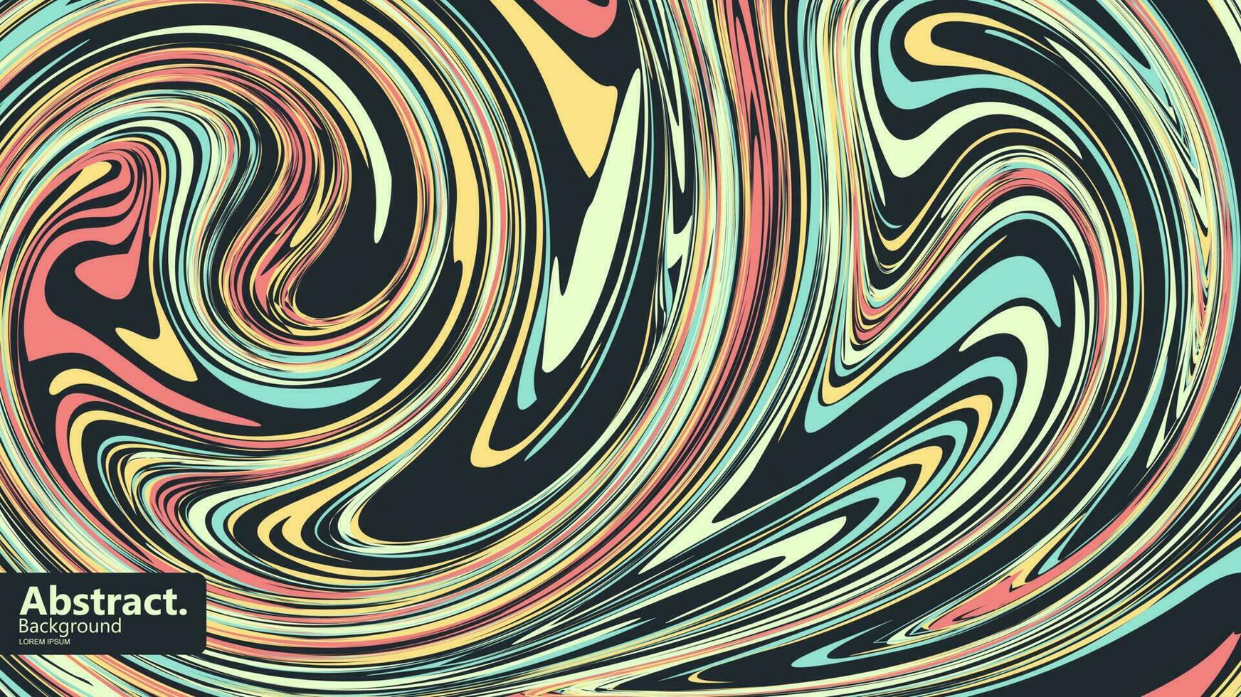 Abstract background with wavy lines. Colorful texture. Vector illustration.