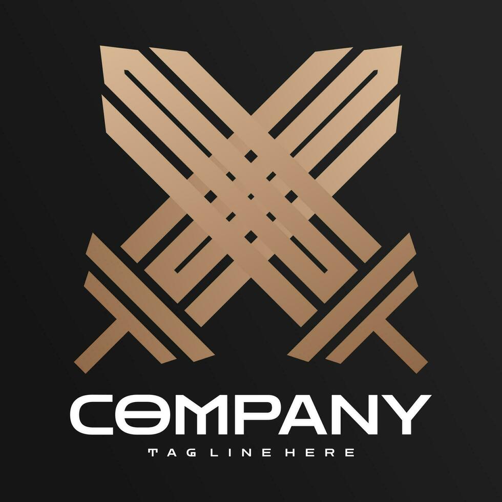 Carpentry logo design template. Woodwork emblem. Vector illustration.