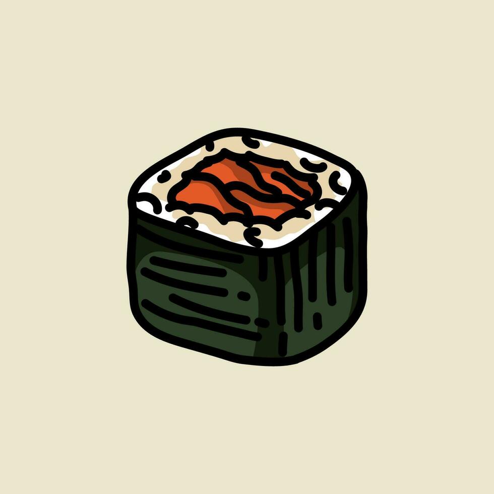 Premium Vector Hand Draw Sushi Set For Japanese Cuisine Restaurant