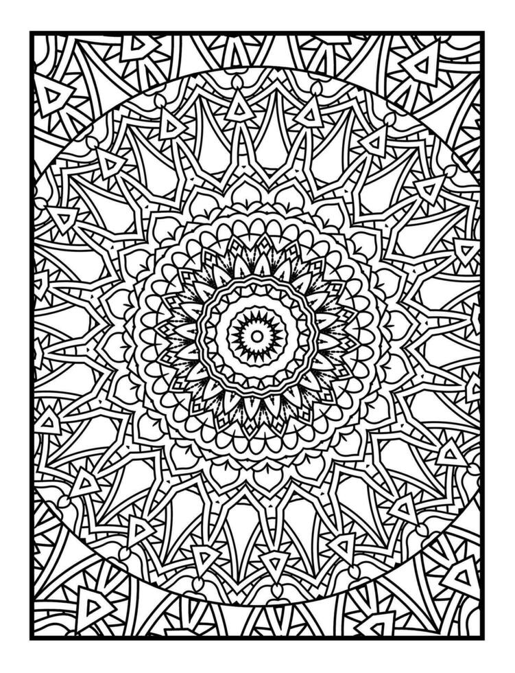 mandalas colorante libro, oriental terapia, contorno mandala colorante página, decorativo redondo ornamento, anti estrés terapia, modelo tejido diseño vector