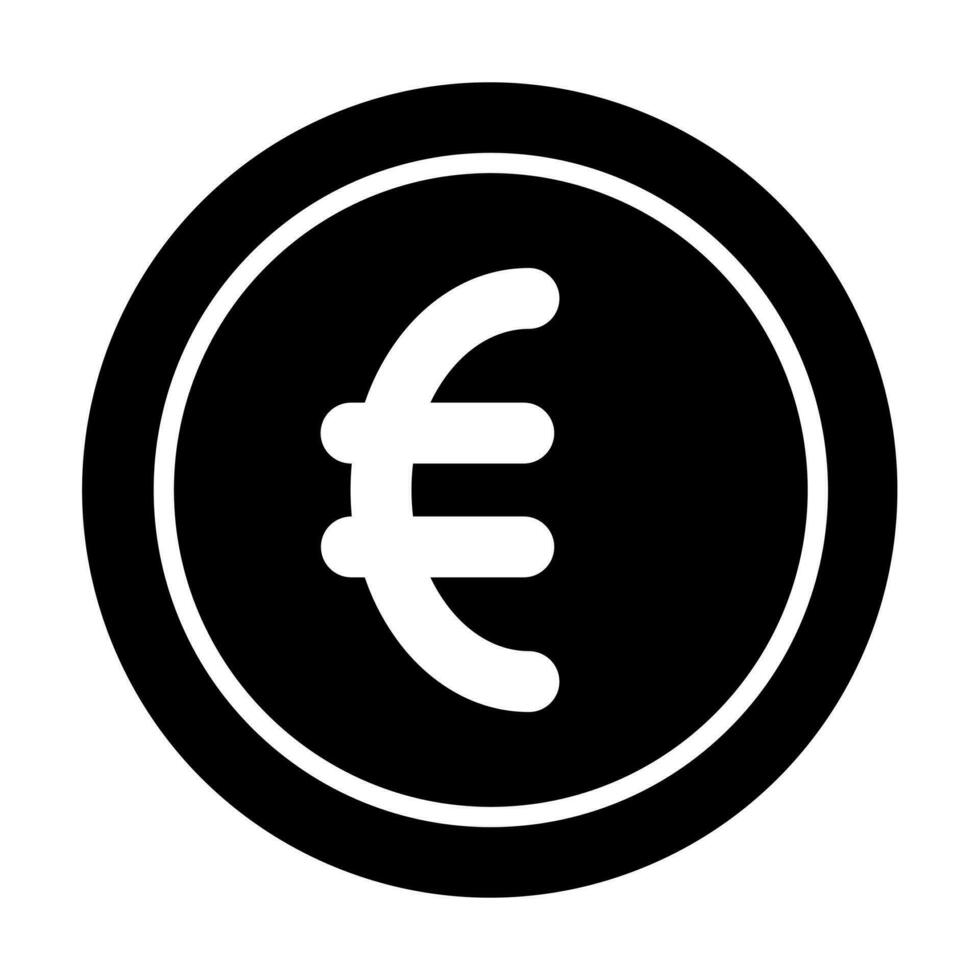 diseño de icono de euro vector