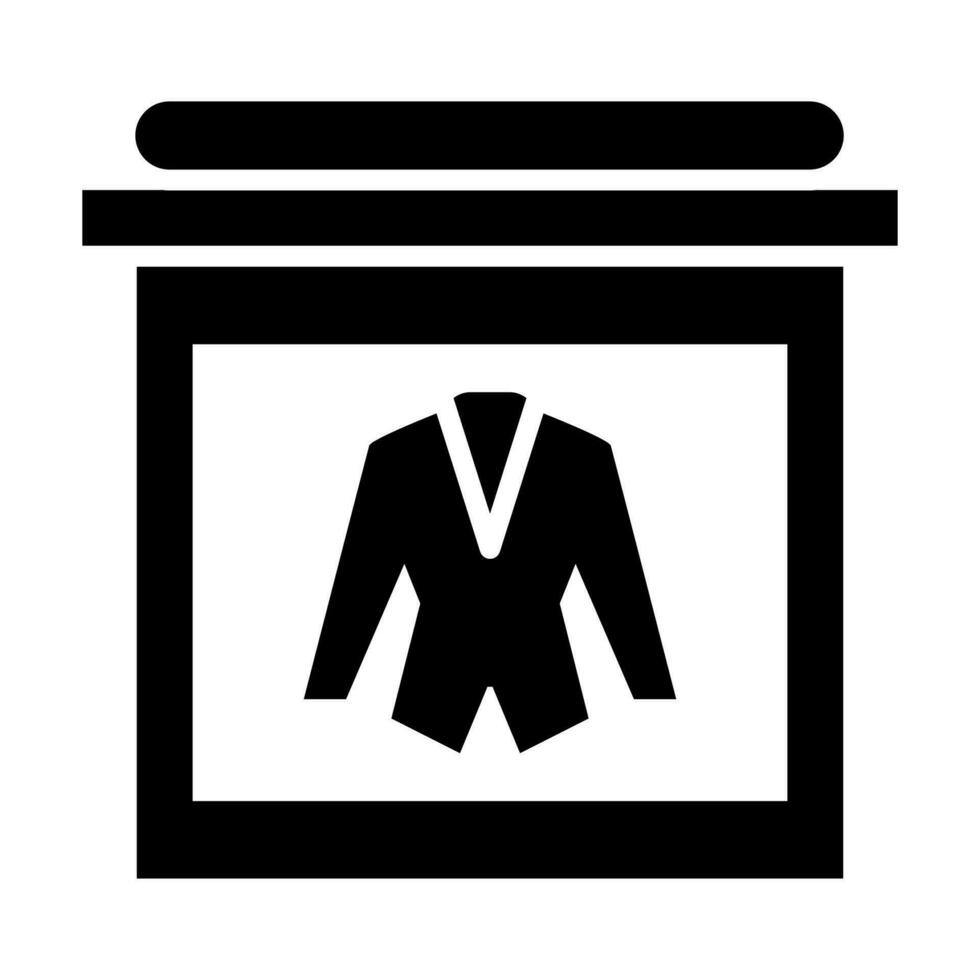 diseño de icono de tienda de vestir vector