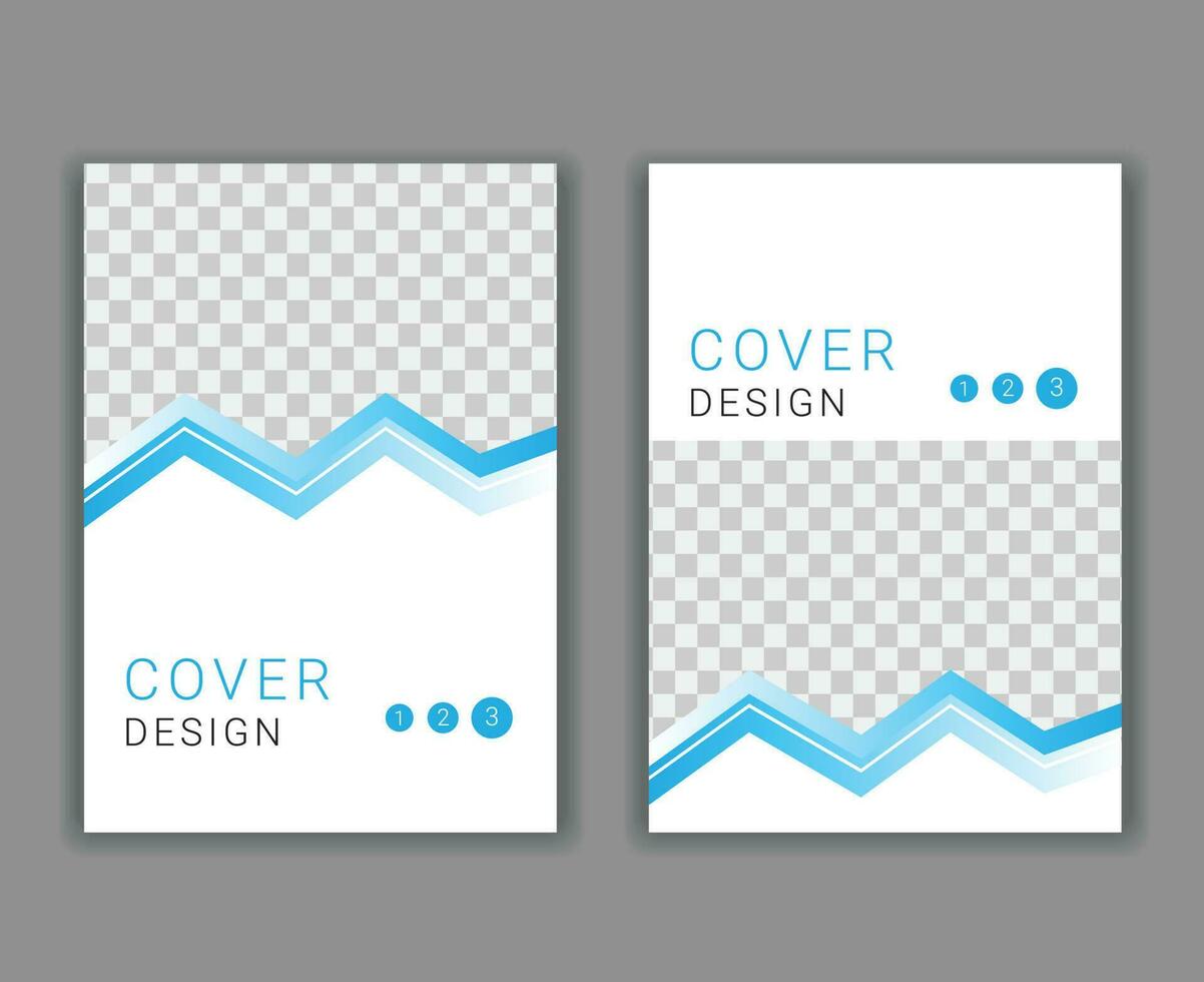 Minimal Cover Design Template in A4 Size vector