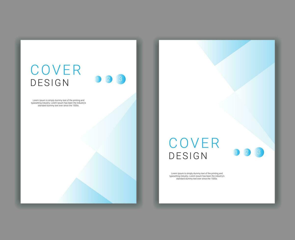 Minimal Cover Design Template in A4 Size vector