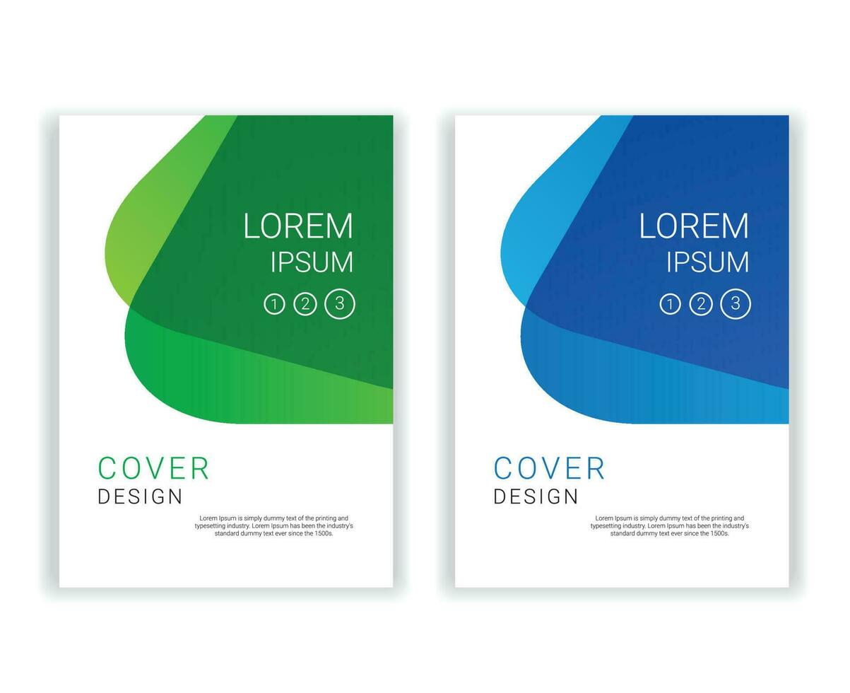 Minimal Cover Design Template in A4 Size vector