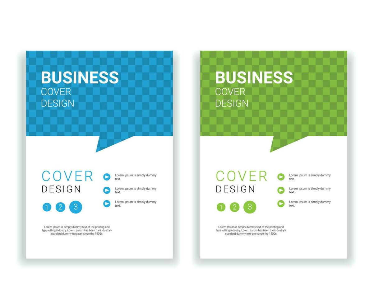 Minimal Cover Design Template in A4 Size vector