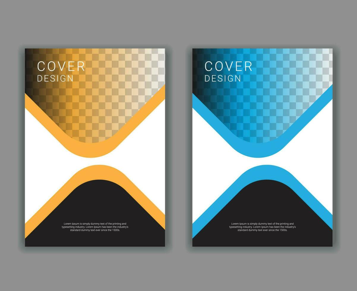 Minimal Cover Design Template in A4 Size vector