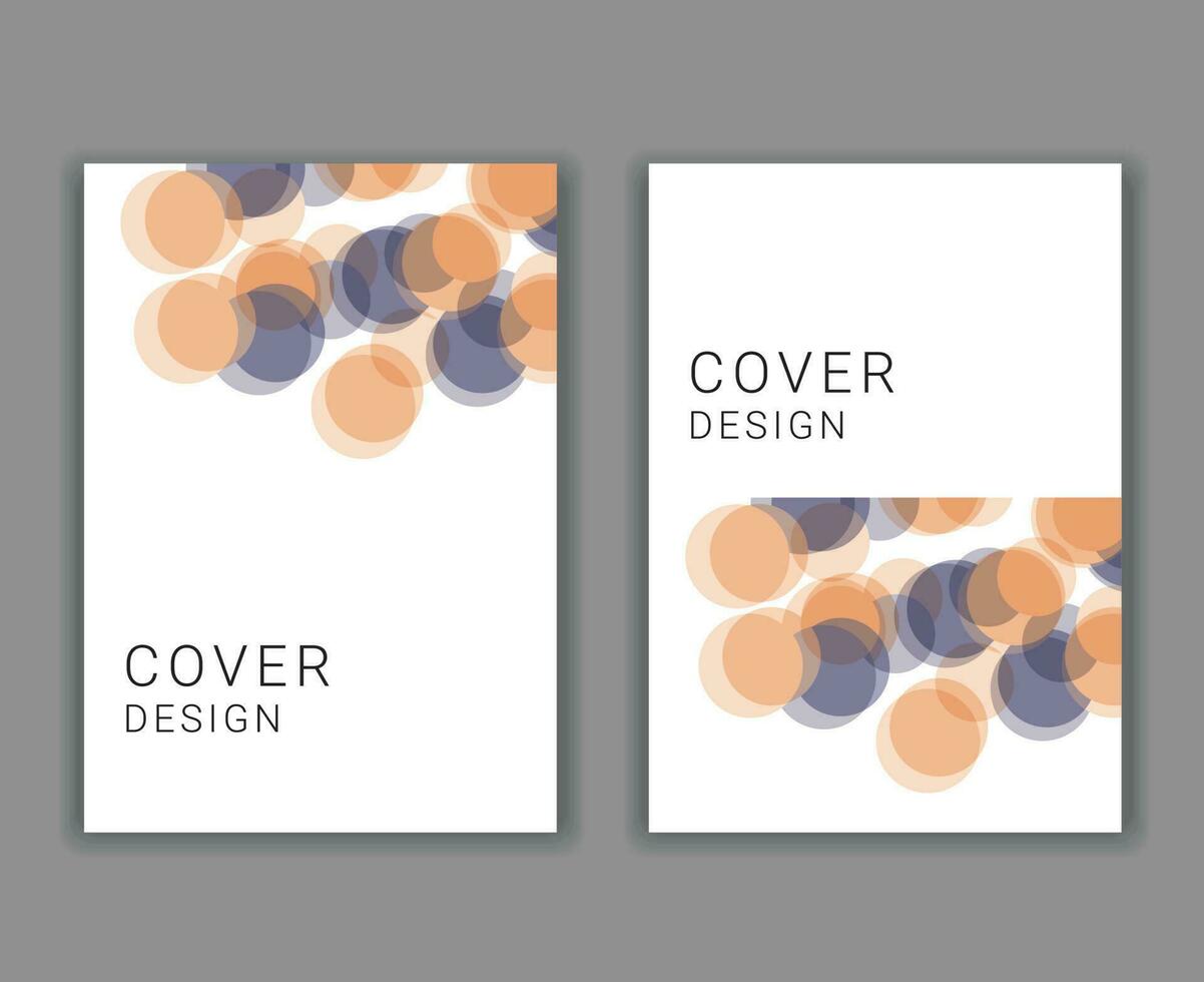 Minimal Cover Design Template in A4 Size vector