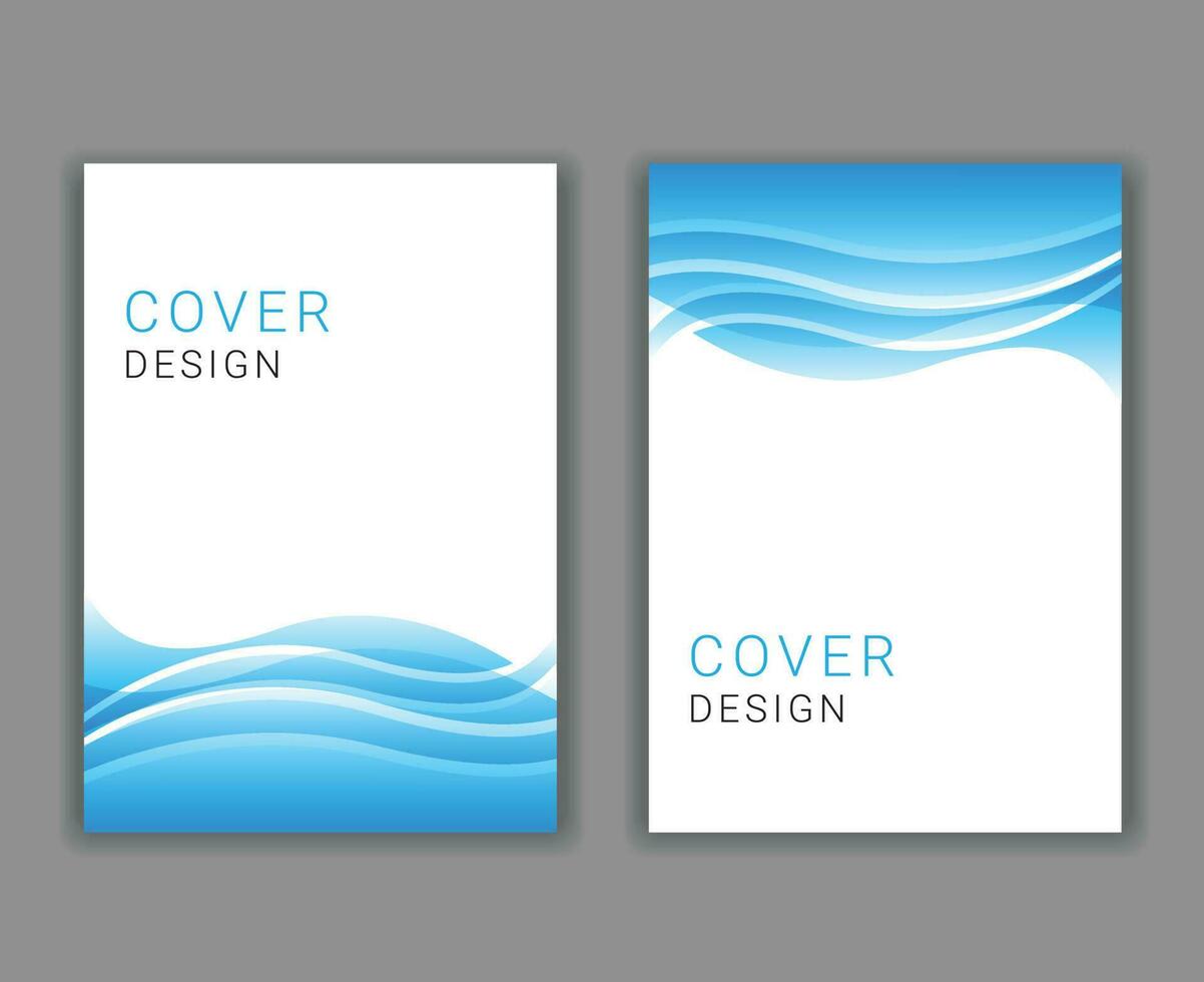 Minimal Cover Design Template in A4 Size vector