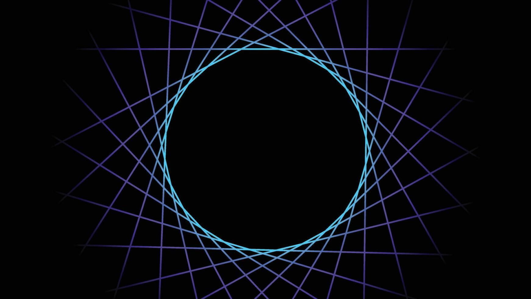 Black Background with Glowing Lines vector