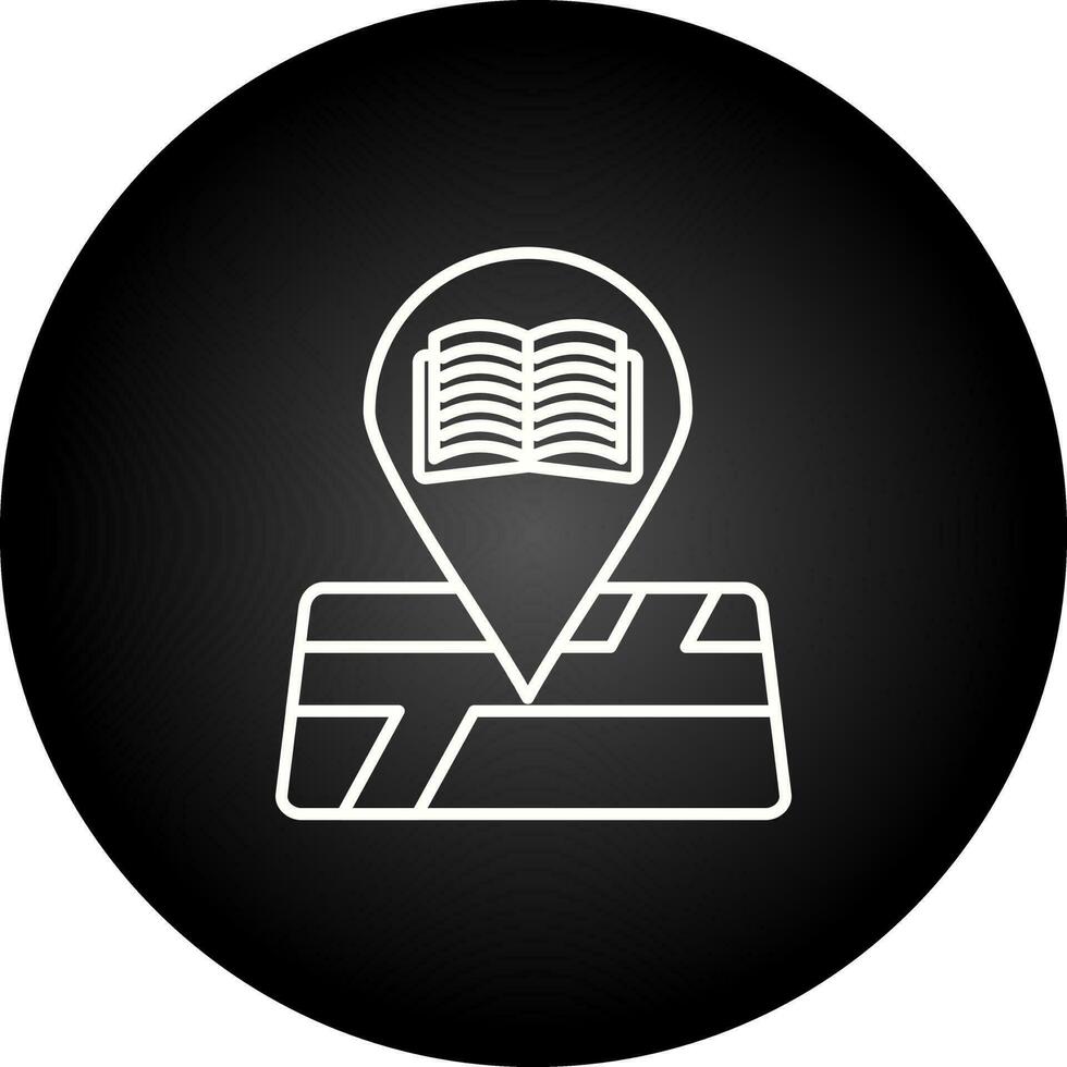 Library Location Vector Icon