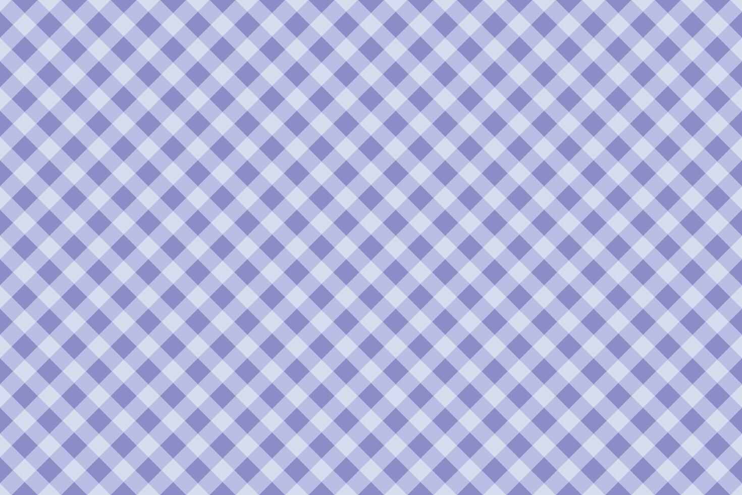 Blue plaid gingham seamless pattern vector background. Buffalo checkered texture for fabric print.