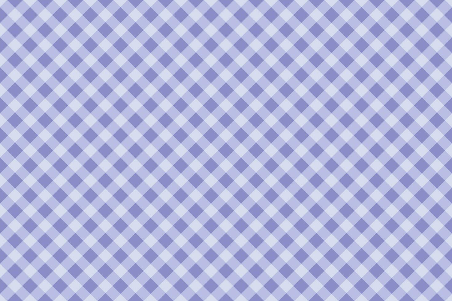 Blue plaid gingham seamless pattern vector background. Buffalo checkered texture for fabric print.