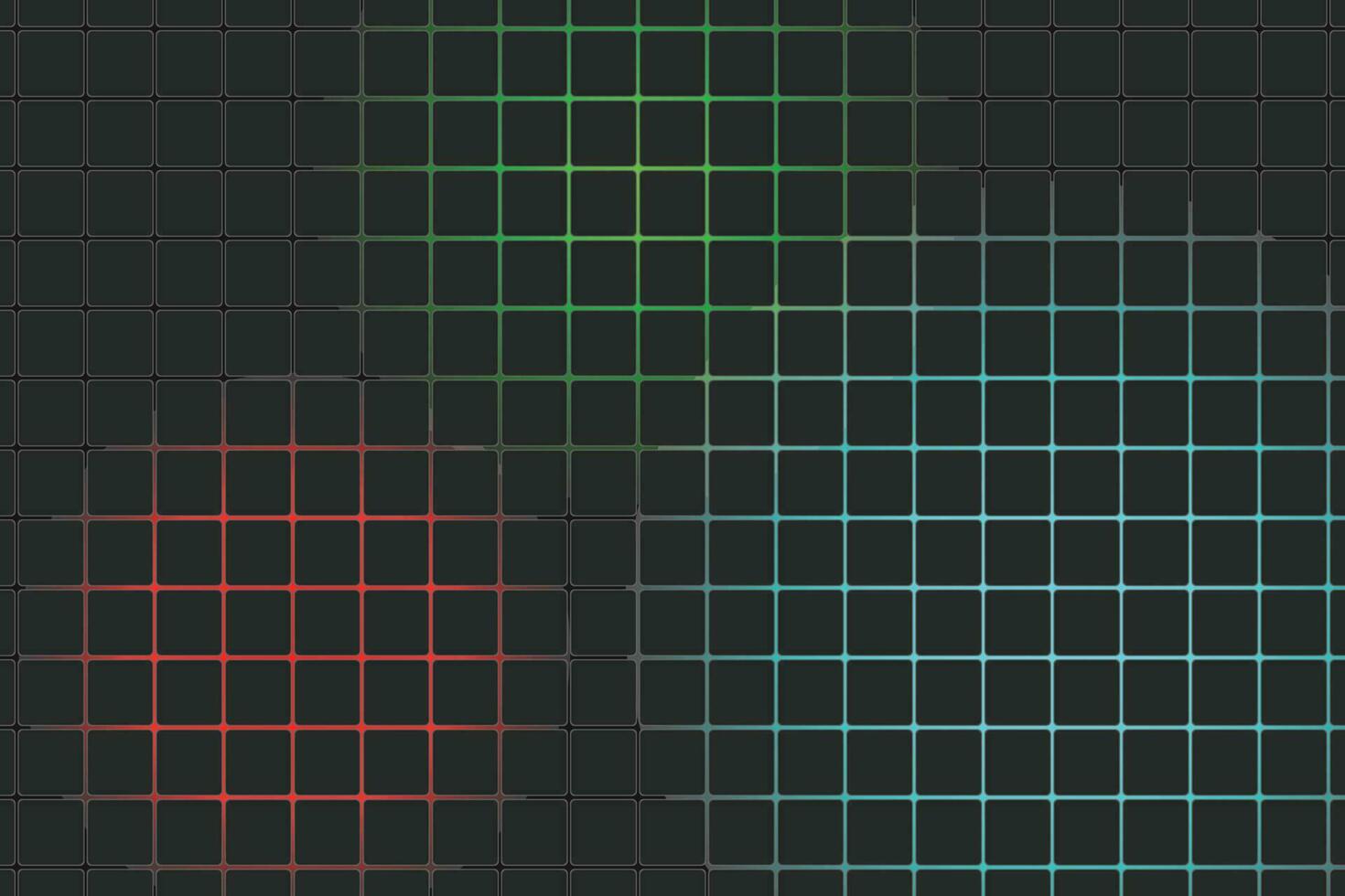 square box with red green and sky blue color lightting background vector file