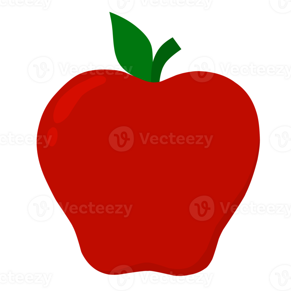 vector de fruta de manzana png