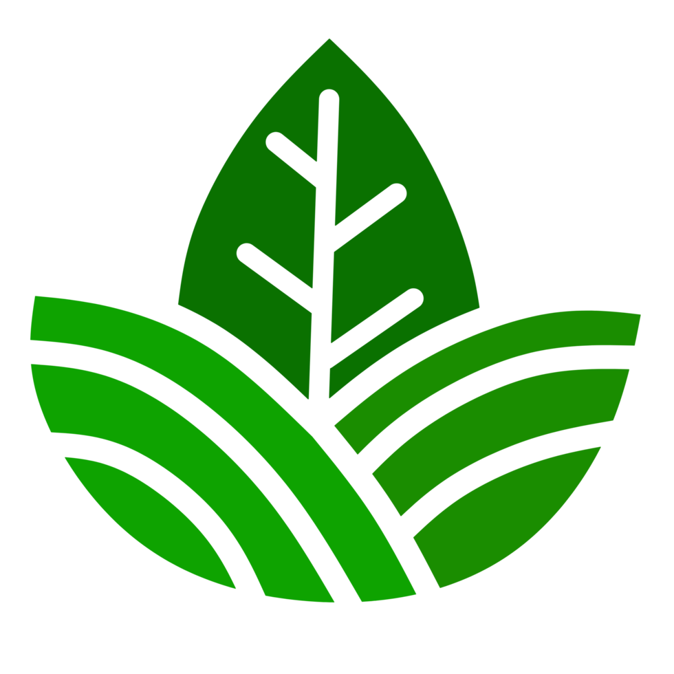 Green leaf icon png
