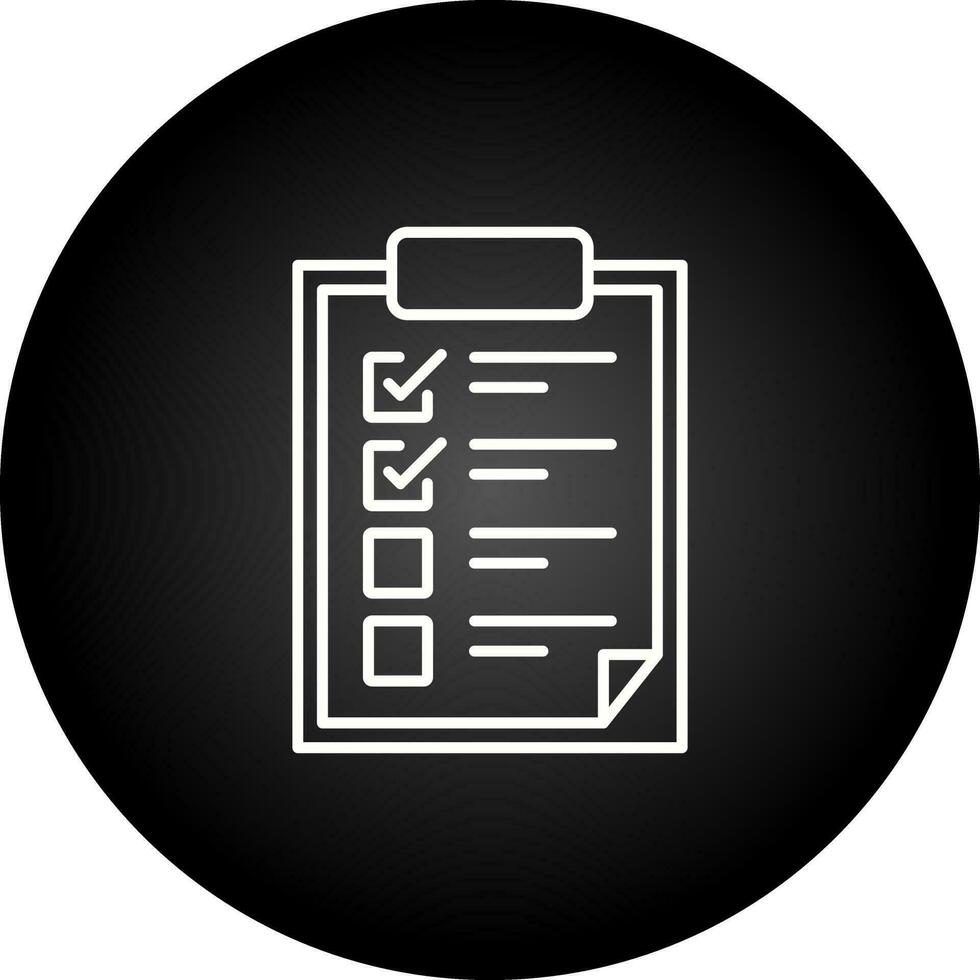 Checklist Vector Icon