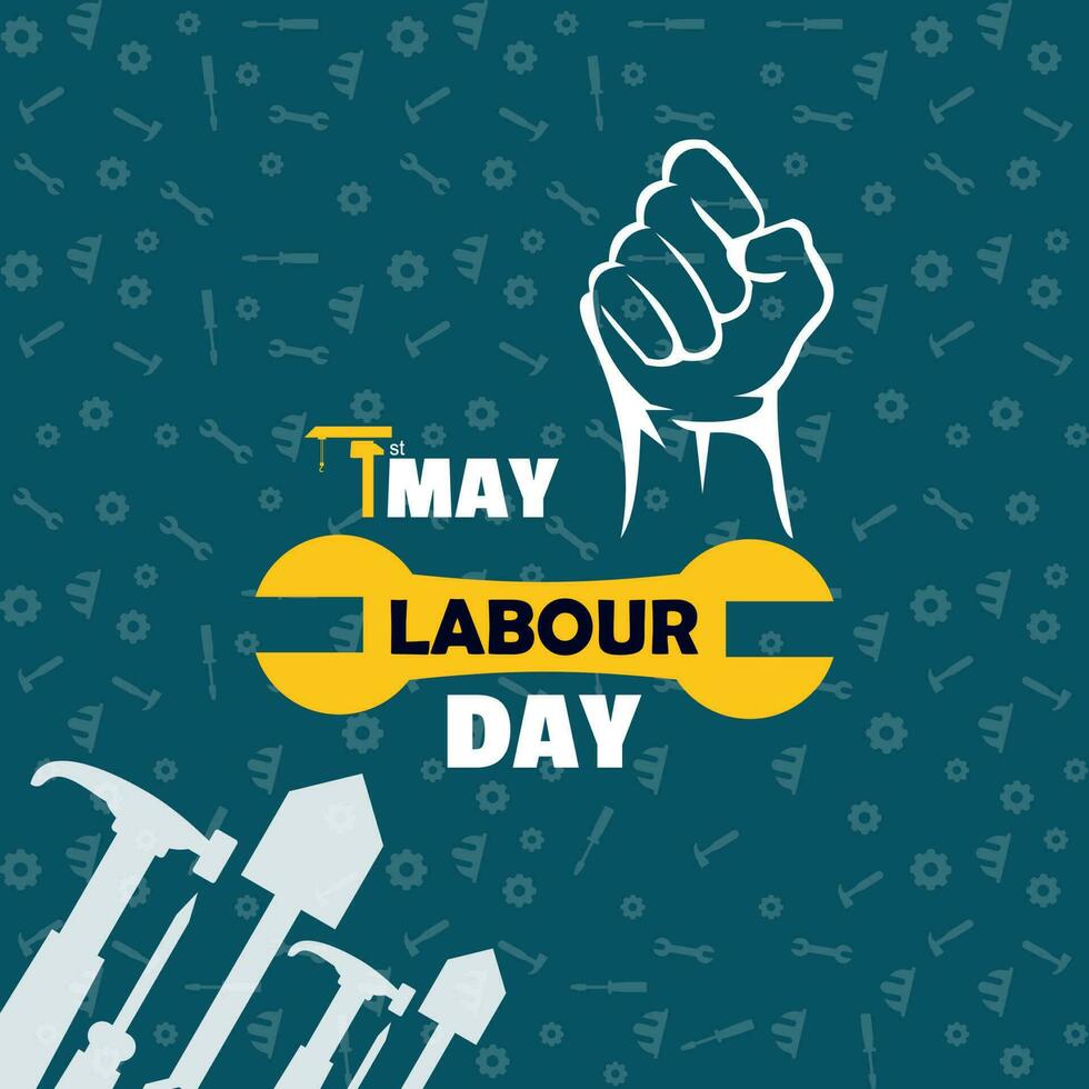 Happy labor day background labor day banner and poster template or labor day celebration vector