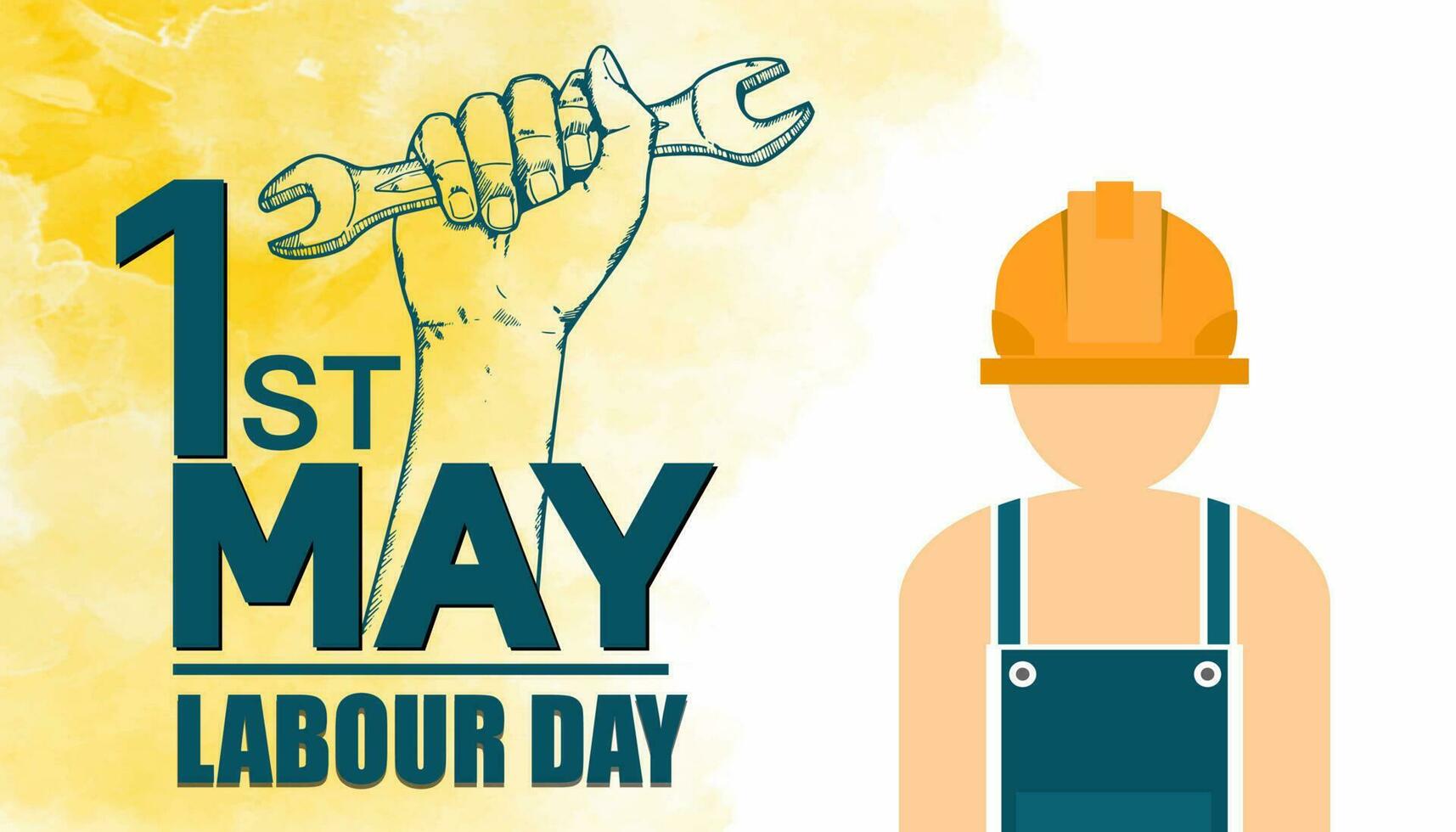 Happy labor day background labor day banner and poster template or labor day celebration vector