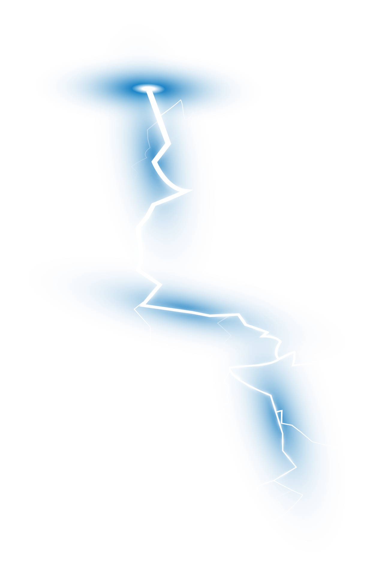 Blue Magic lightning and bright light effects. Discharge electric current.  Charge current. Natural phenomena. PNG. 23364245 PNG