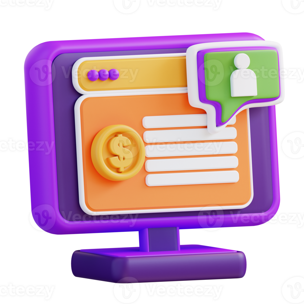 3d illustration checking someone's financial balance png