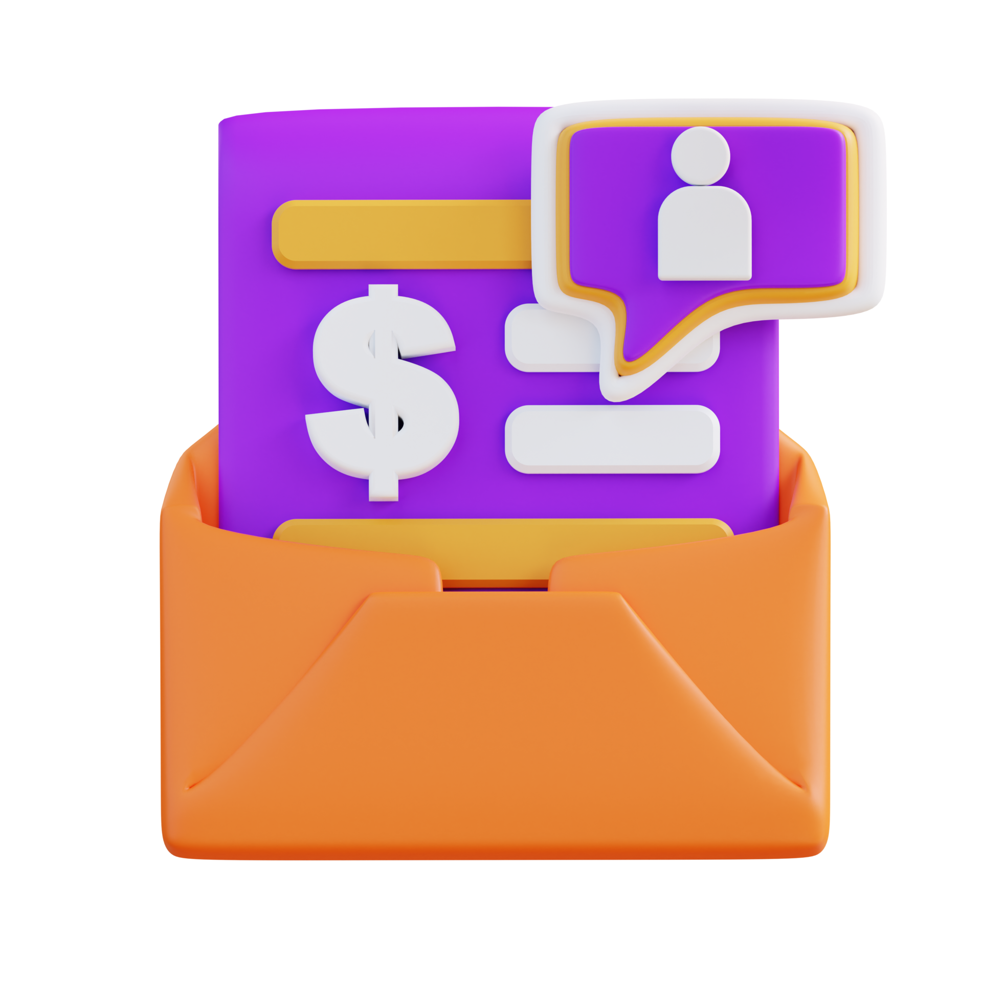 3d Illustration Salary Acceptance Letter 23364580 PNG 3d-illustrator-by-m0r-mil-n-on-dribbble