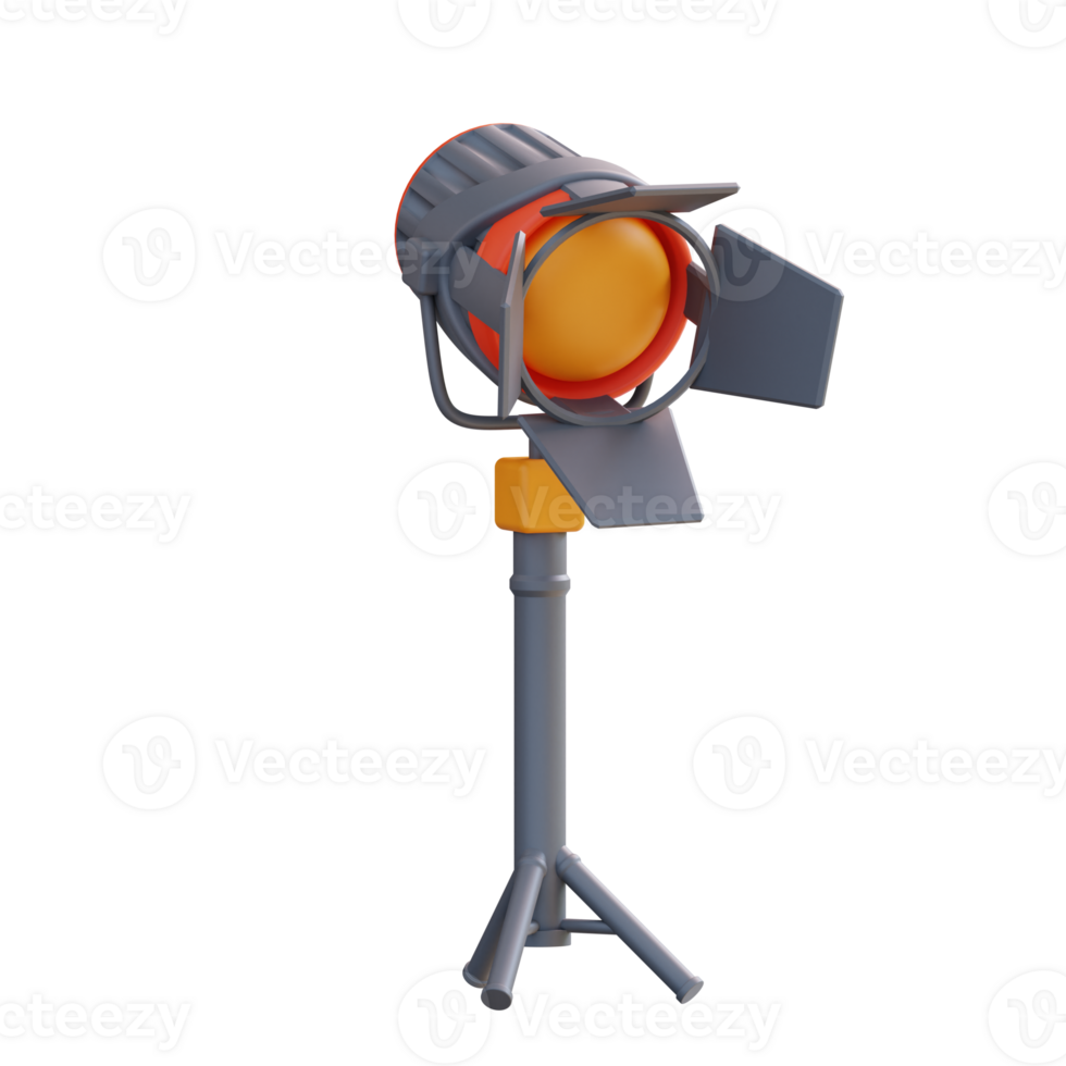 3d illustration lighting film png