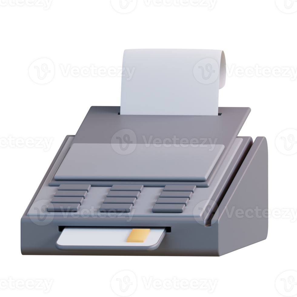 3d illustration of ATM machine png