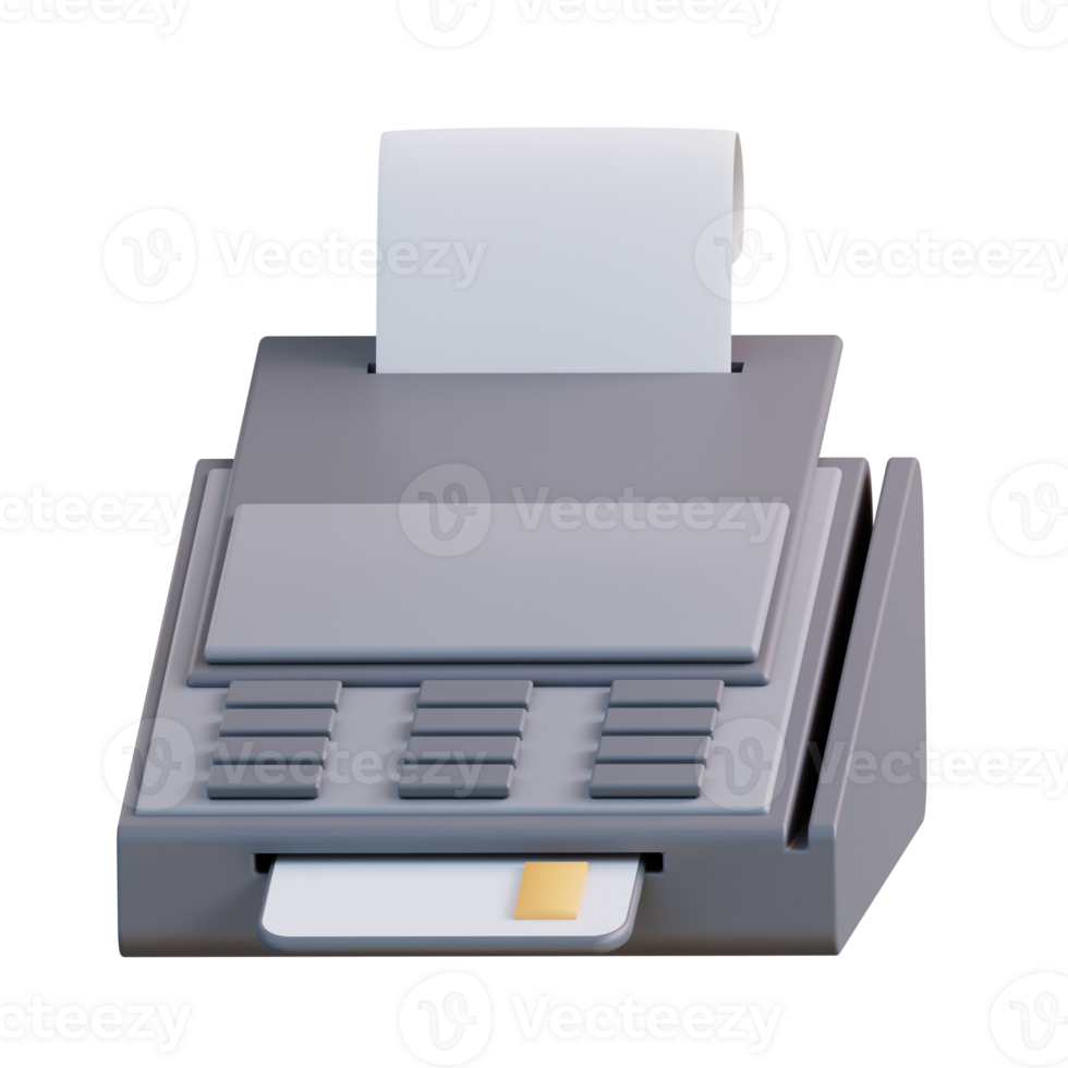 3d illustration of ATM machine png