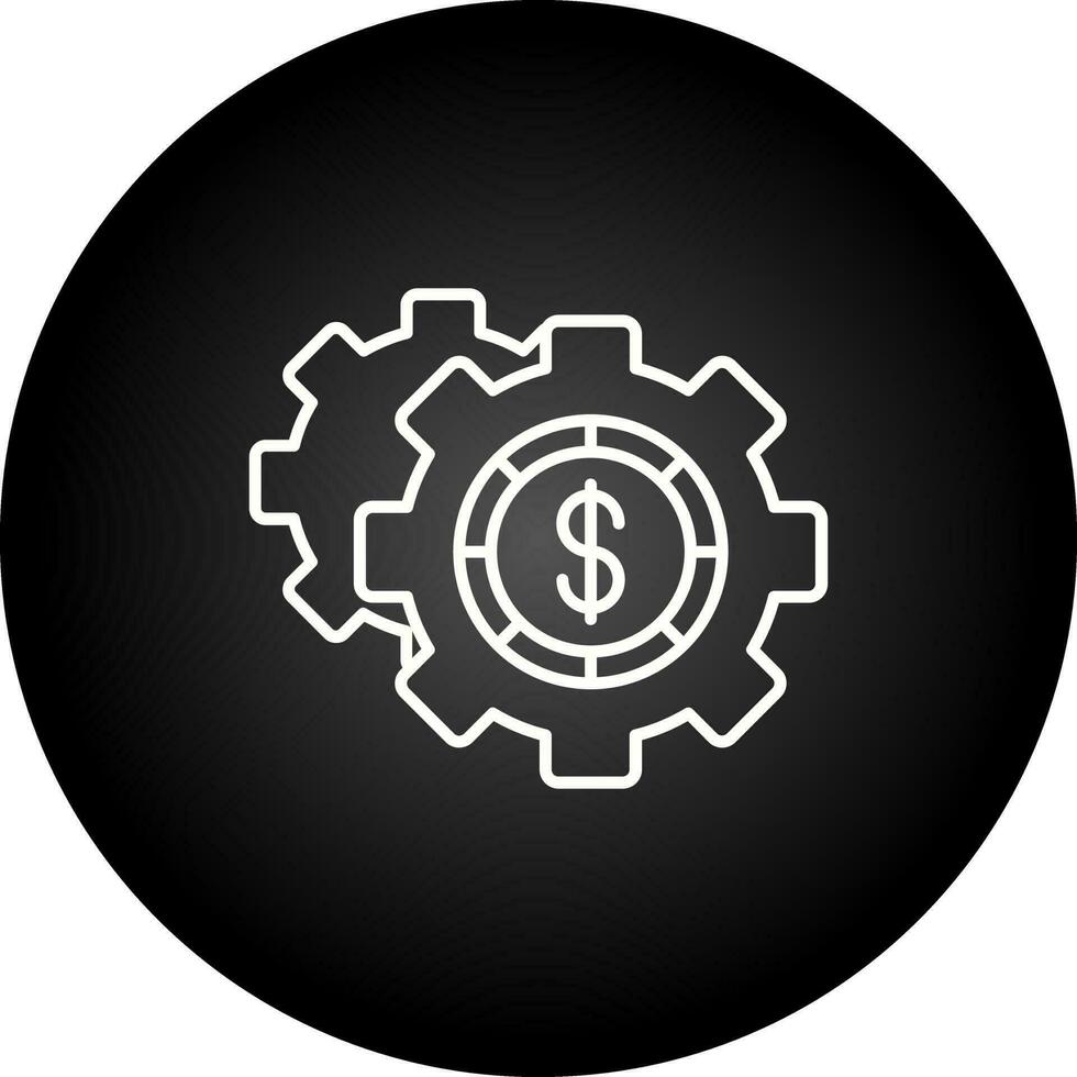 icono de vector de gestión de dinero