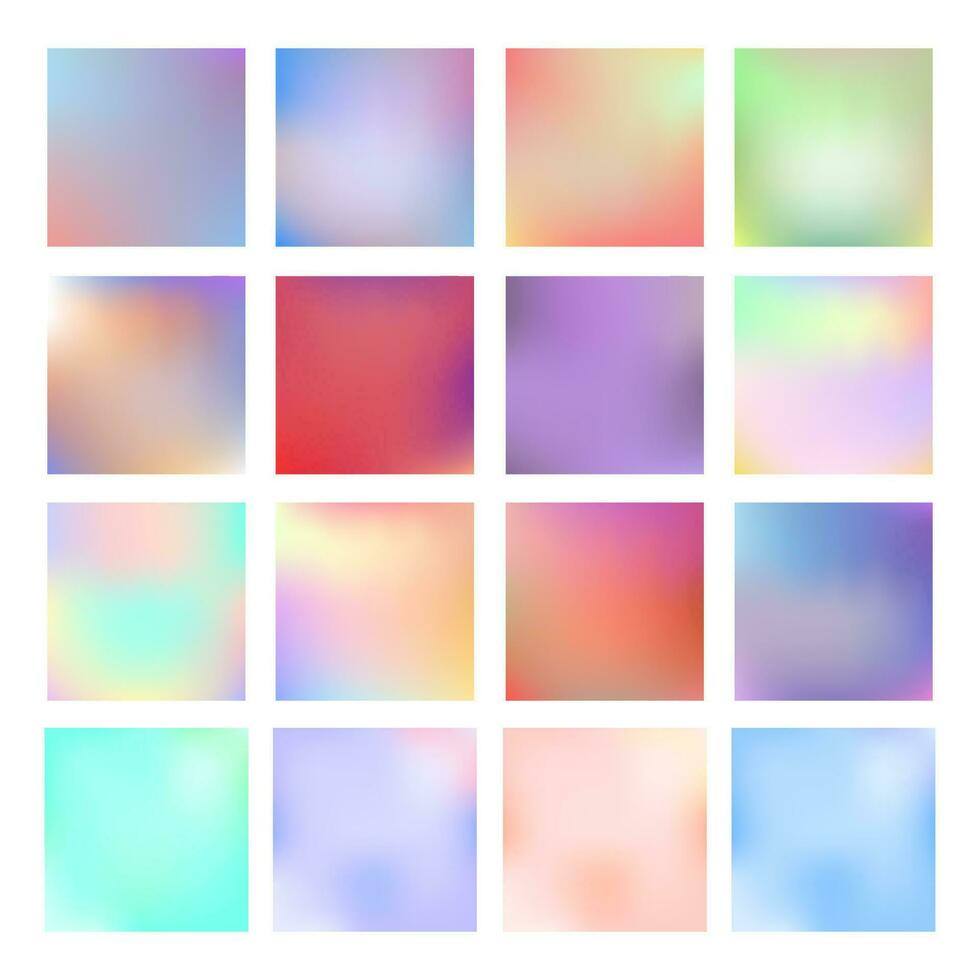 colorful modern gradient background set vector