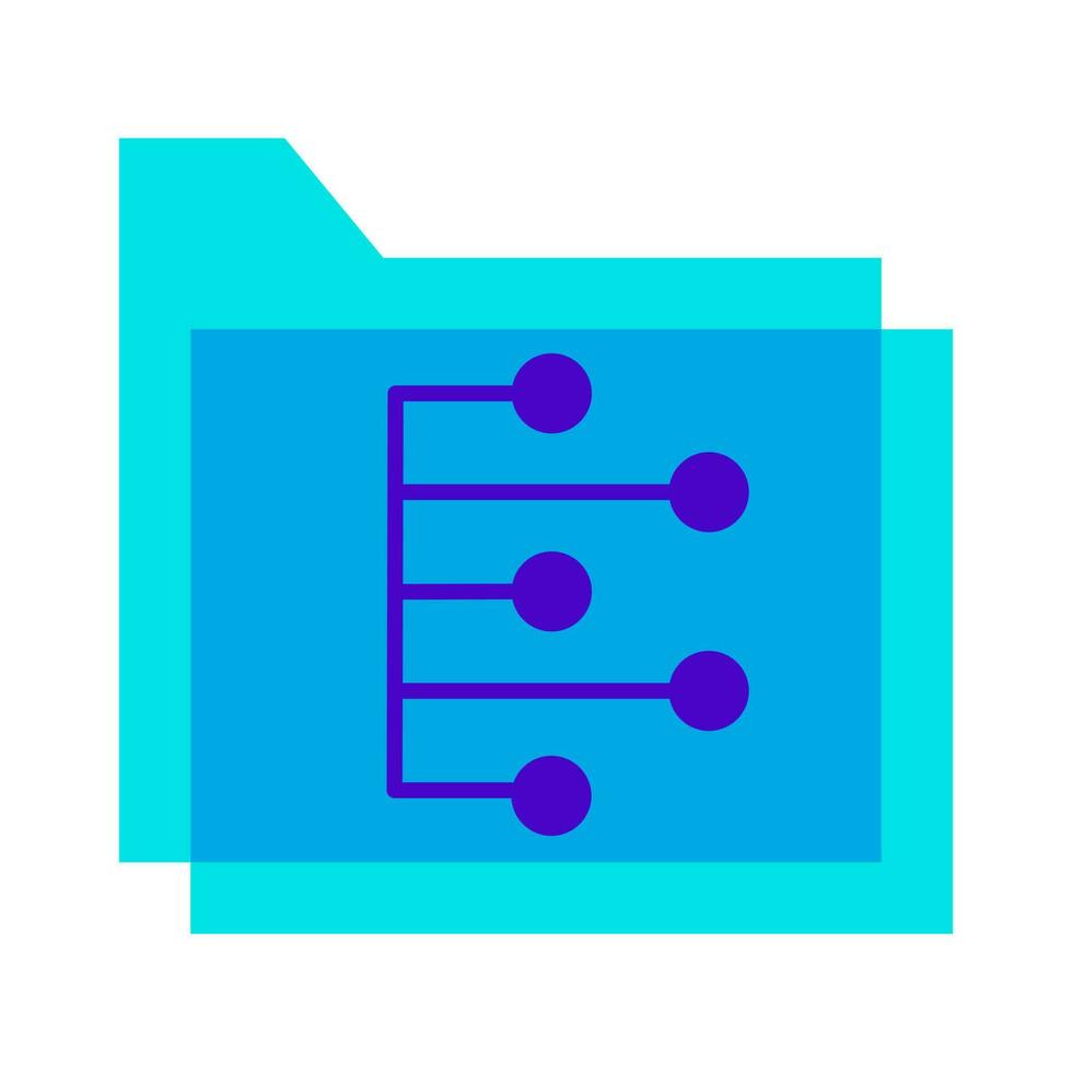 Files server database folder document blue icon vector illustration