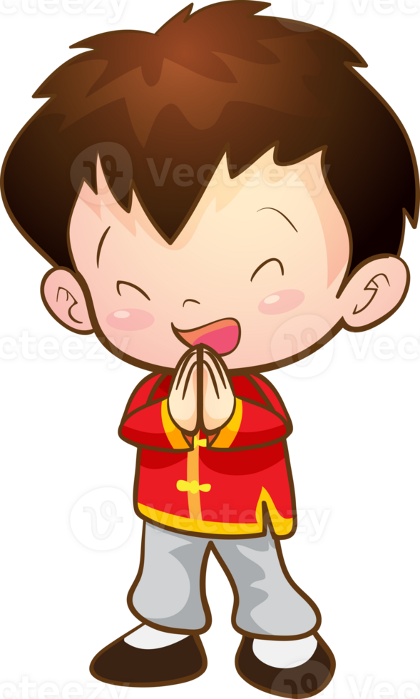 Chinese Kids New Years Day png