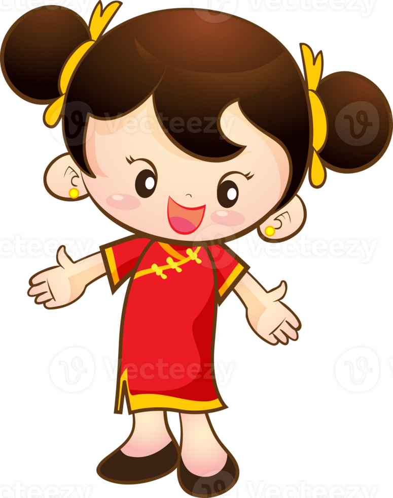 Chinese Kids New Years Day png