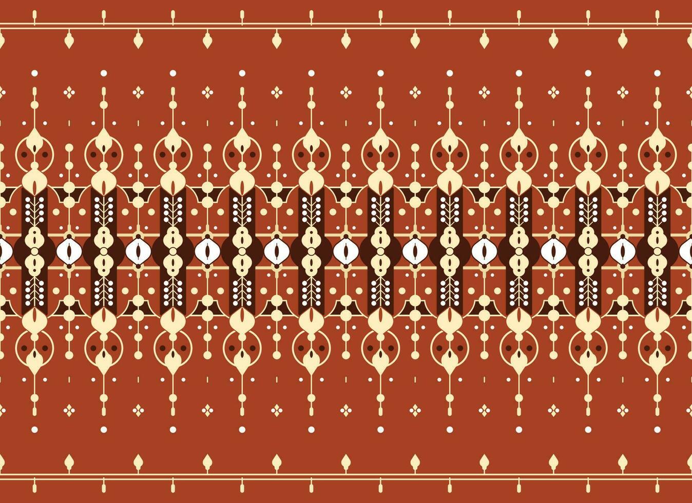 geometric ethnic fabric pattern for cloth carpet wallpaper background wrapping etc. vector