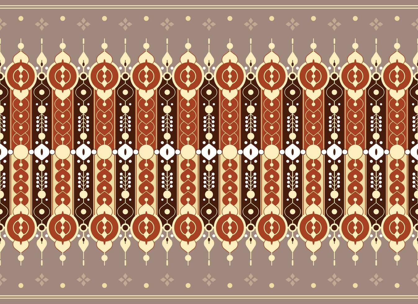 geometric ethnic fabric pattern for cloth carpet wallpaper background wrapping etc. vector