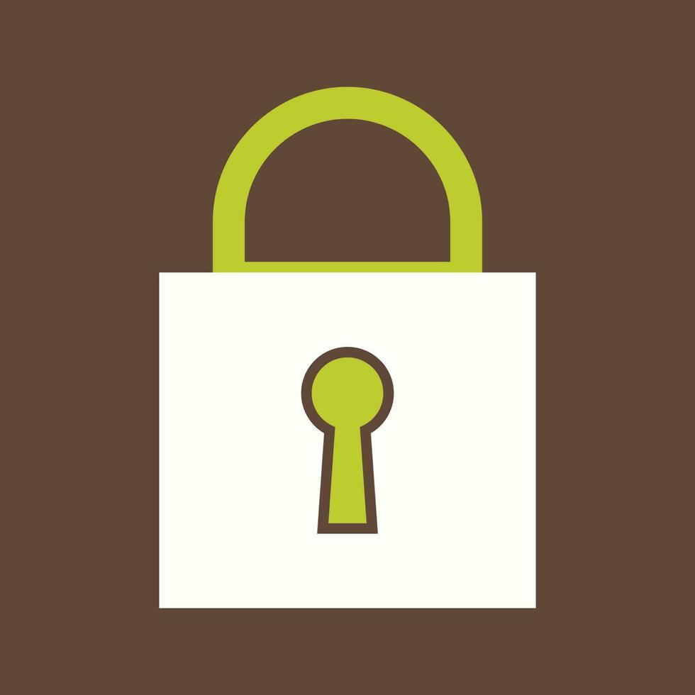 Closed Padlock Vector Icon