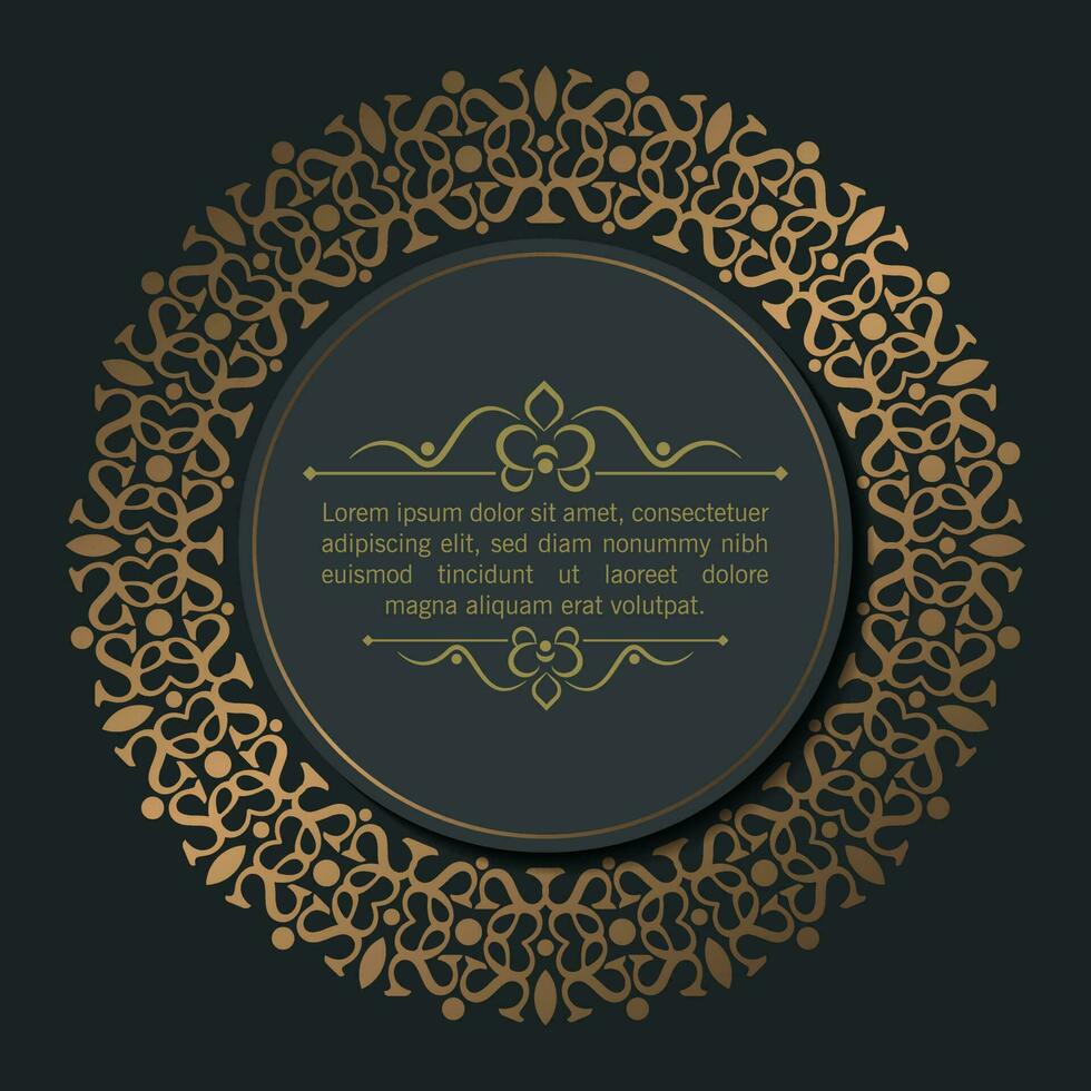 Calligraphic square ornament frame lines vector