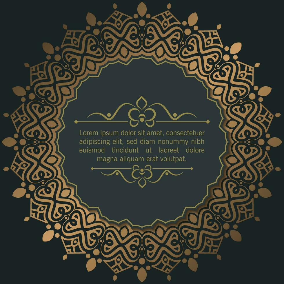 Calligraphic square ornament frame lines vector
