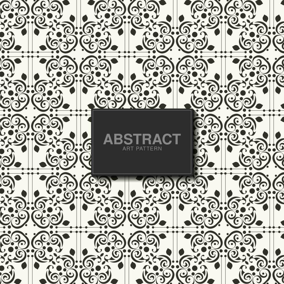 flat ornament line pattern design vector