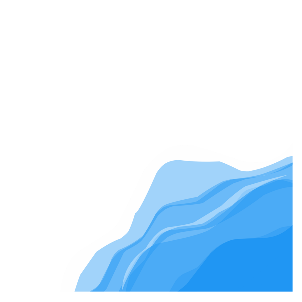Beach landscape with waves png