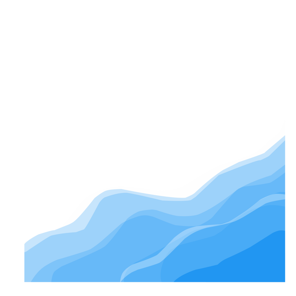 Beach landscape with waves png