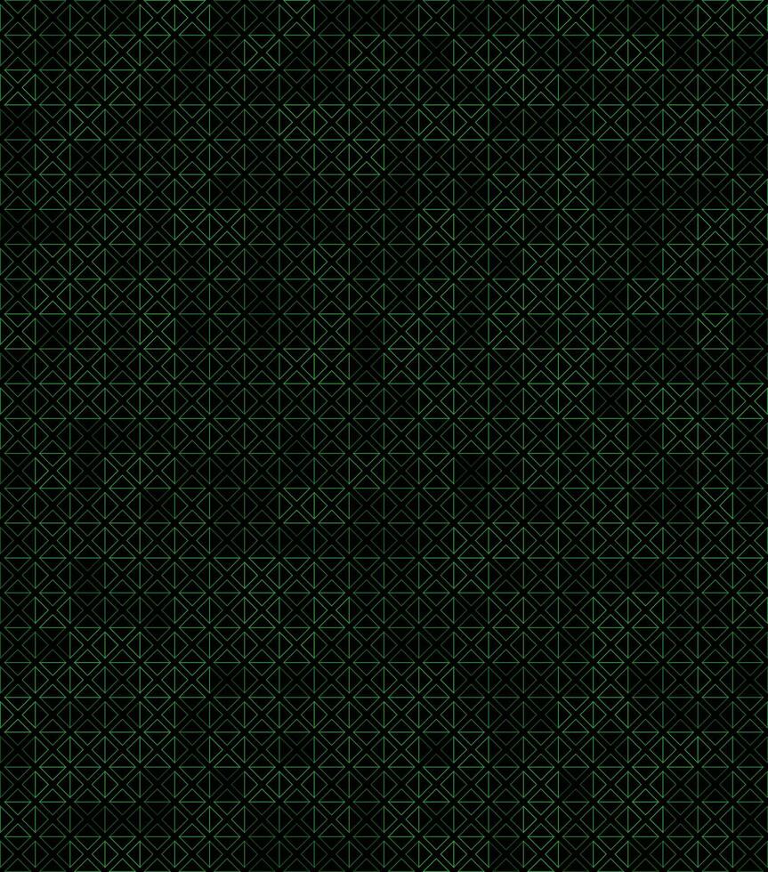 Light Green Seamless textured style Pattern on the Dark background Editable Geometric Triangular shape Irregular opacity Abstract Seamless pattern on white background vector