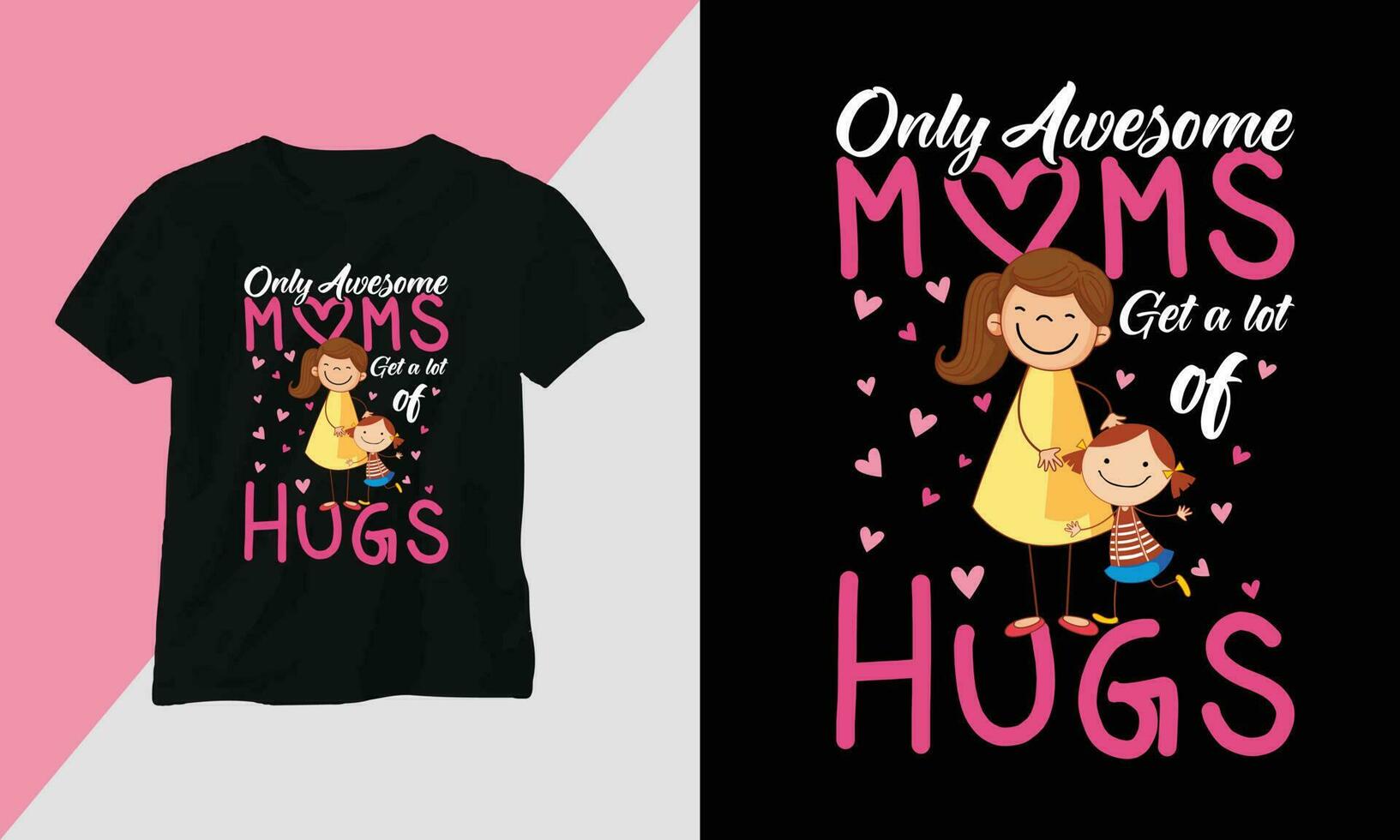 Mother's Day T-shirt and apparel design print typography vector