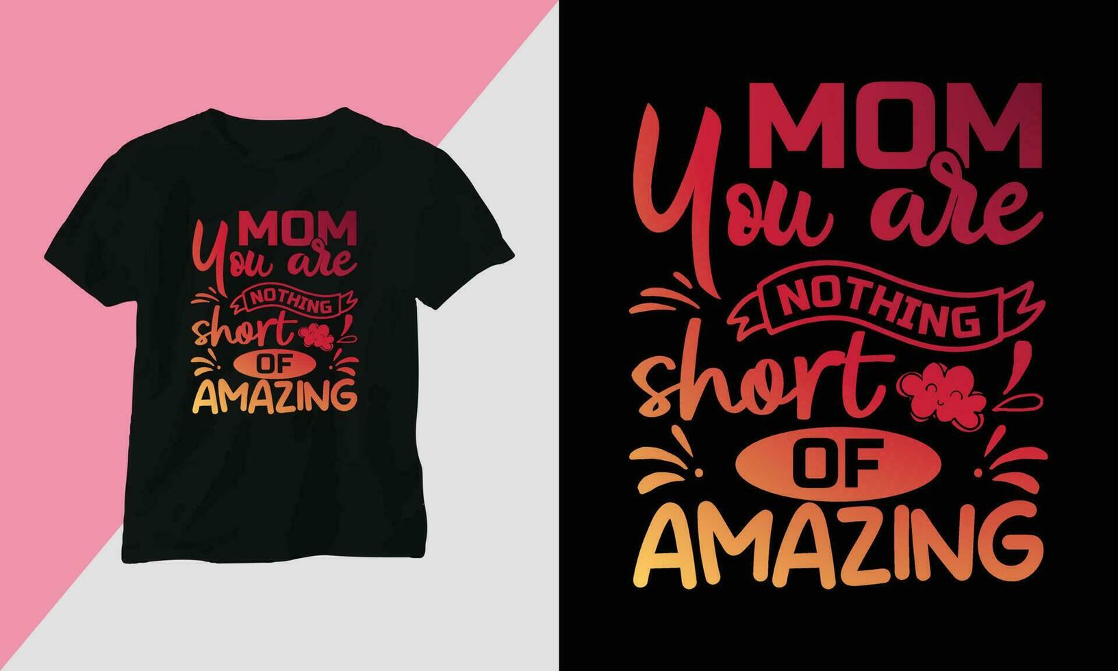 Mother's Day T-shirt and apparel design print typography vector