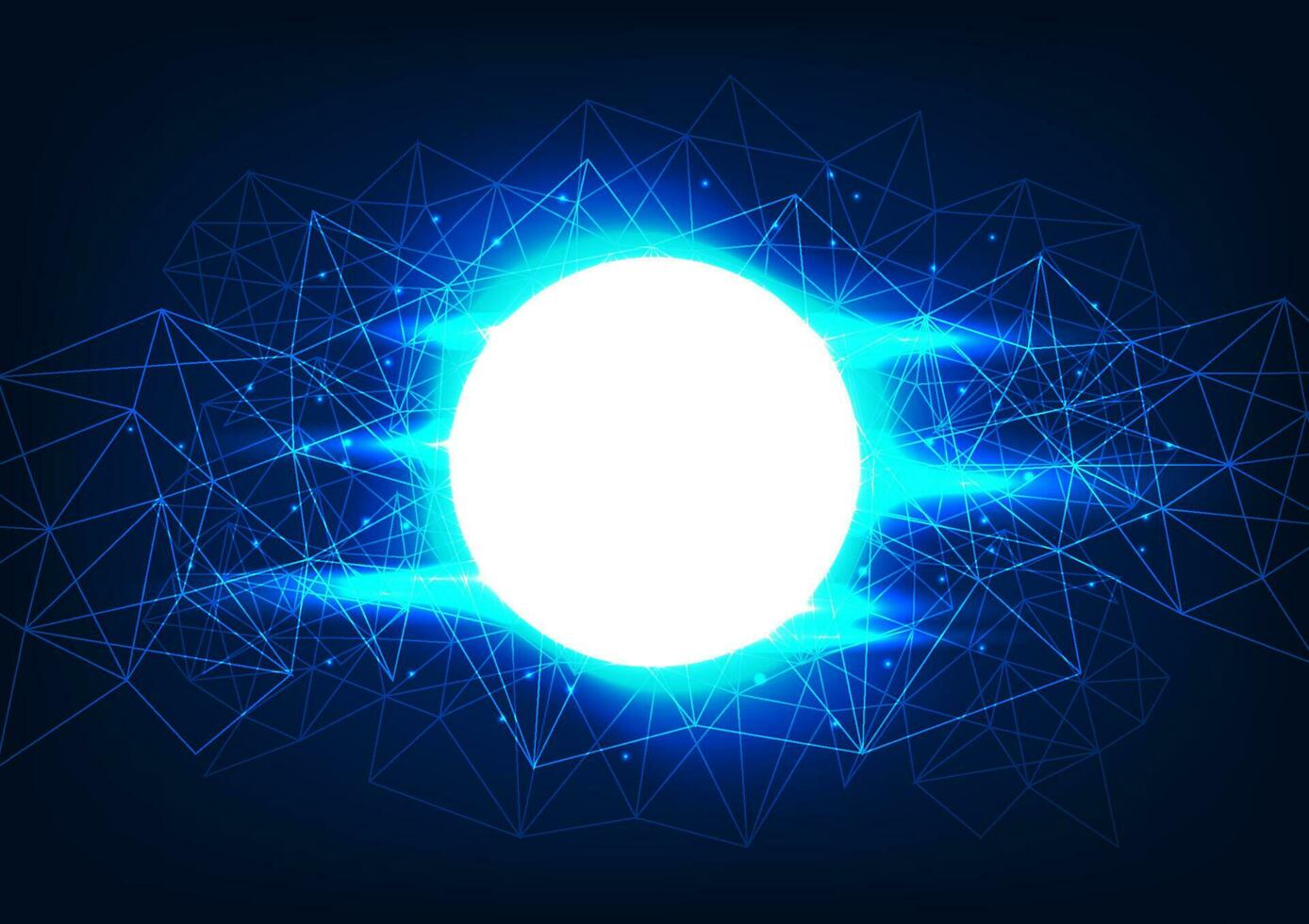 Center of the technology system is the processor that receives information and sends the information out to the command execution system, acting as the brain commands through the nerves. vector