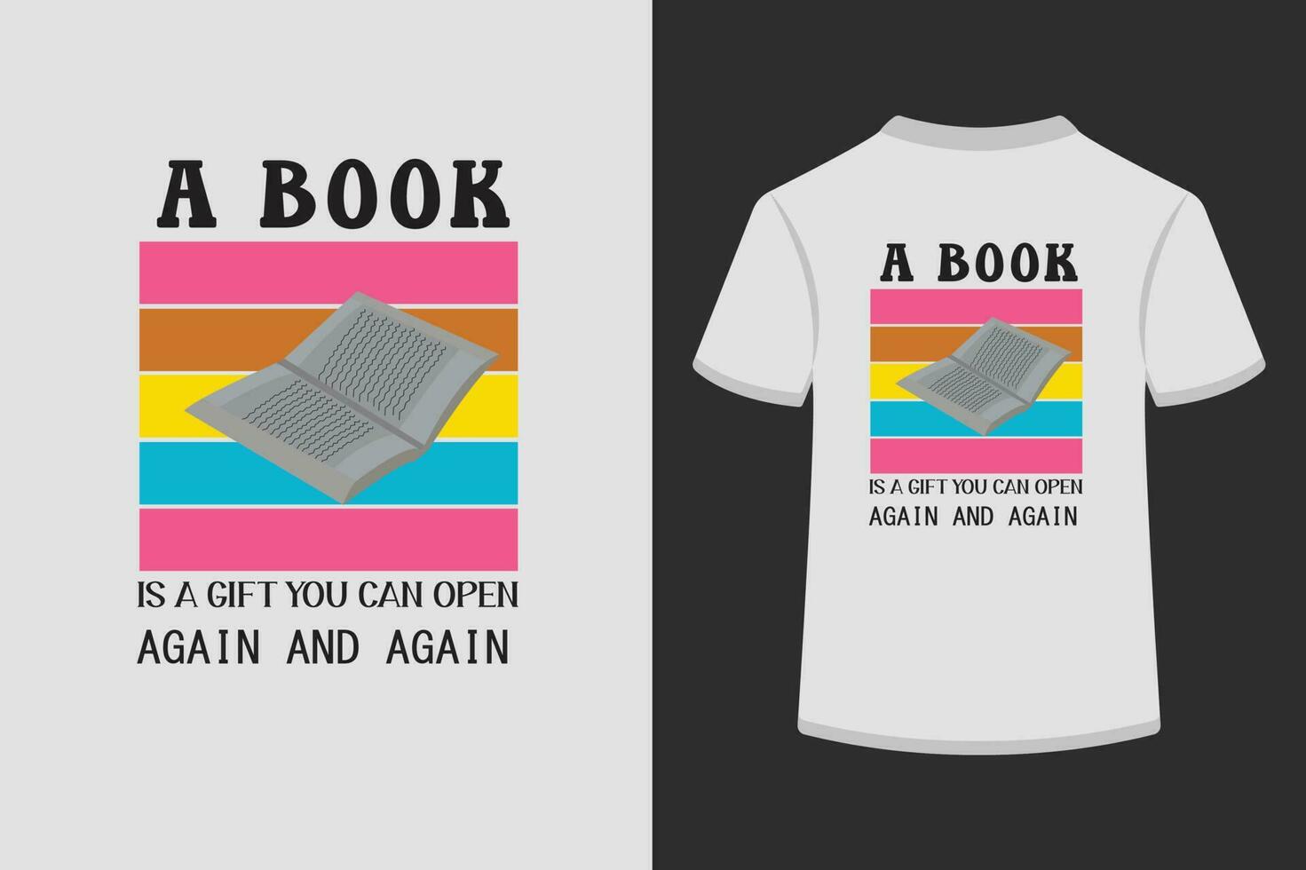 A Book Is A Gift You Can Open Again And Again Creative Typography T A Book Is A Gift You Can Open Again And Again Creative Typography T